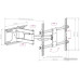 Кронштейн для телевизора Arm Media PARAMOUNT-60 черный 32 -75  макс.60кг настенный поворот и наклон