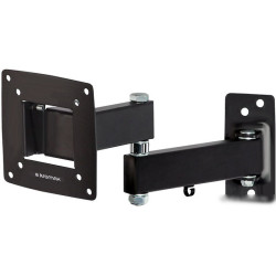 Кронштейн для телевизора Kromax OPTIMA-104 черный 10 -28  макс.25кг настенный поворотно-выдвижной и наклонный
