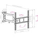 Кронштейн для телевизора Arm Media LCD-415 черный 24 -55  макс.35кг настенный поворотно-выдвижной и наклонный