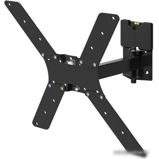 Кронштейн для телевизора Holder LCD-5520-B черный 32-55 макс.45кг настенный поворотно-выдвижной и наклонный