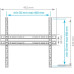 Кронштейн для телевизора Arm Media PLASMA-3 new черный 22-65 макс.55кг настенный фиксированный