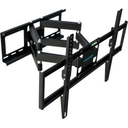 Кронштейн для ТВ KROMAX OPTIMA-409 black (max VESA 600x400 мм, настенный, наклонно-поворотный, max 45 кг) (24050)