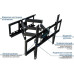 Кронштейн для ТВ KROMAX OPTIMA-409 black (max VESA 600x400 мм, настенный, наклонно-поворотный, max 45 кг) (24050)