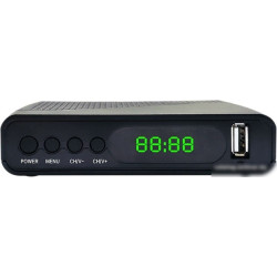 Ресивер DVB-T2 Hyundai H-DVB500 черный