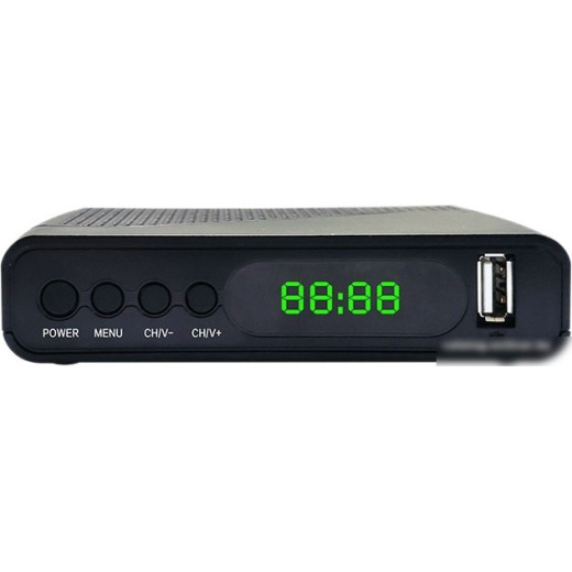 Ресивер DVB-T2 Hyundai H-DVB500 черный