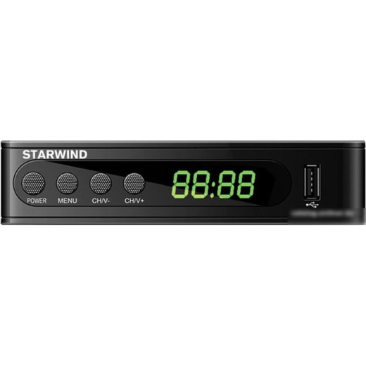 Ресивер DVB-T2 Starwind CT-200 черный
