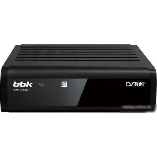 Ресивер DVB-T2 BBK SMP025HDT2 черный