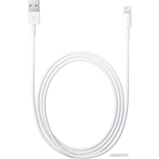 Кабель APPLE MD819ZM/A, Apple iPhone 5/5c/5S Apple iPad 4/mini/Air 2м, белый