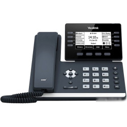 Телефон SIP Yealink SIP-T53W черный (упак.:1шт)