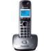 Беспроводной телефон PANASONIC KX-TG2511RUM, серый металлик и черный