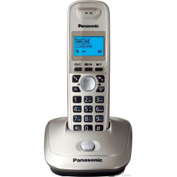 Беспроводной телефон PANASONIC KX-TG2511RUN, платиновый и черный
