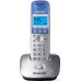 Беспроводной телефон PANASONIC KX-TG2511RUS, серебристый и голубой