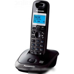 Беспроводной телефон PANASONIC KX-TG2521RUT, темно-серый металлик