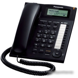 Проводной телефон PANASONIC KX-TS2388RUB, черный