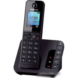 Беспроводной телефон PANASONIC KX-TGH220RUB, черный