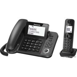 Р/Телефон Dect Panasonic KX-TGF320RUM серый металлик автооветчик