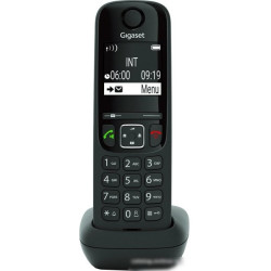 Трубка доп. Dect Gigaset AS690HX черный для AS690