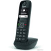 Трубка доп. Dect Gigaset AS690HX черный для AS690