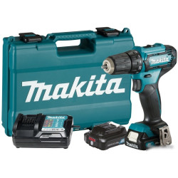 Дрель-шуруповерт Makita DF333DWAE аккум. патрон:быстрозажимной (кейс в комплекте)