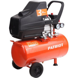 Компрессор поршневой Patriot EURO 24/240 масляный 240л/мин 24л 1500Вт оранжевый
