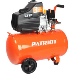 Компрессор поршневой Patriot EURO 50-260K масляный 260л/мин 50л 1800Вт оранжевый