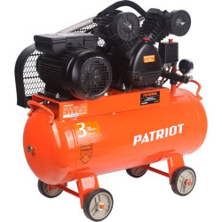 Компрессор поршневой Patriot PTR 50-450A масляный 450л/мин 50л 2200Вт оранжевый/черный