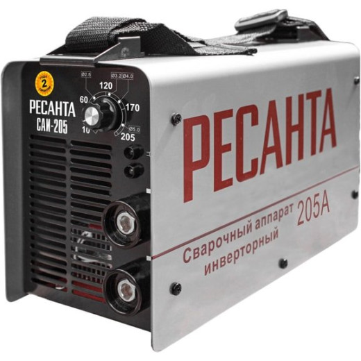Сварочный аппарат Ресанта САИ205 инвертор ММА DC 7.3кВт