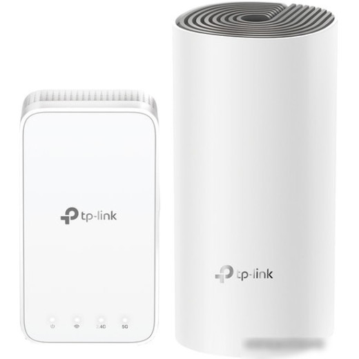 Бесшовный Mesh роутер TP-Link Deco E4 (DECO E4) AC1200 10/100BASE-TX белый 