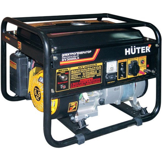 Бензиновый генератор HUTER DY3000LX, 220, 2.5кВт
