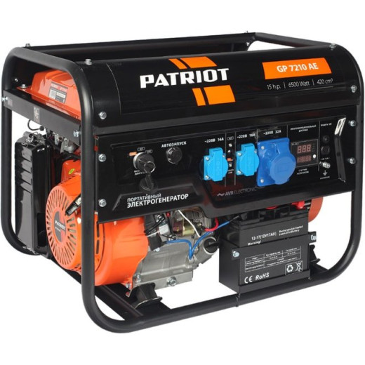 Генератор Patriot GP 7210AE 6.5кВт