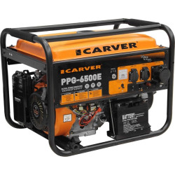 Генератор Carver PPG- 6500Е 9.6кВт