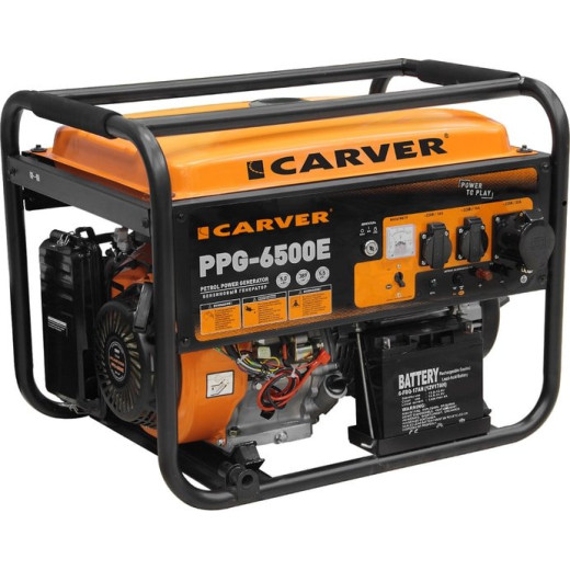 Генератор Carver PPG- 6500Е 9.6кВт