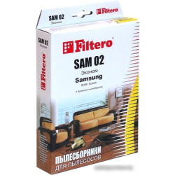 Пылесборники Filtero SAM 02 Эконом бумажные (4пылесбор.)