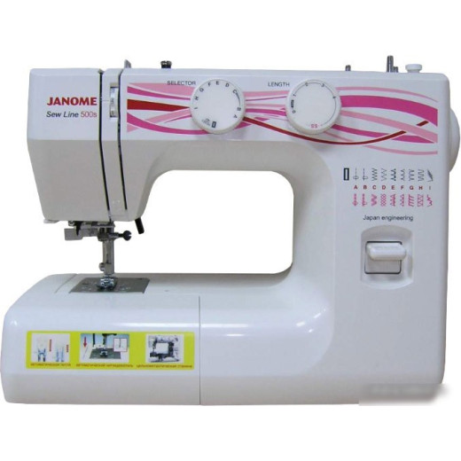 Швейная машина Janome Sew Line 500s белый