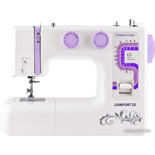Швейная машина Comfort 32, бело-розовый