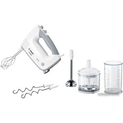 Миксер ручной Bosch MFQ36480 450Вт белый/серый